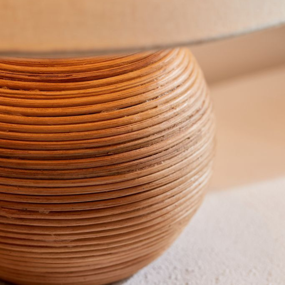 Lámpara de Buró Esfera - Sakal Macramé