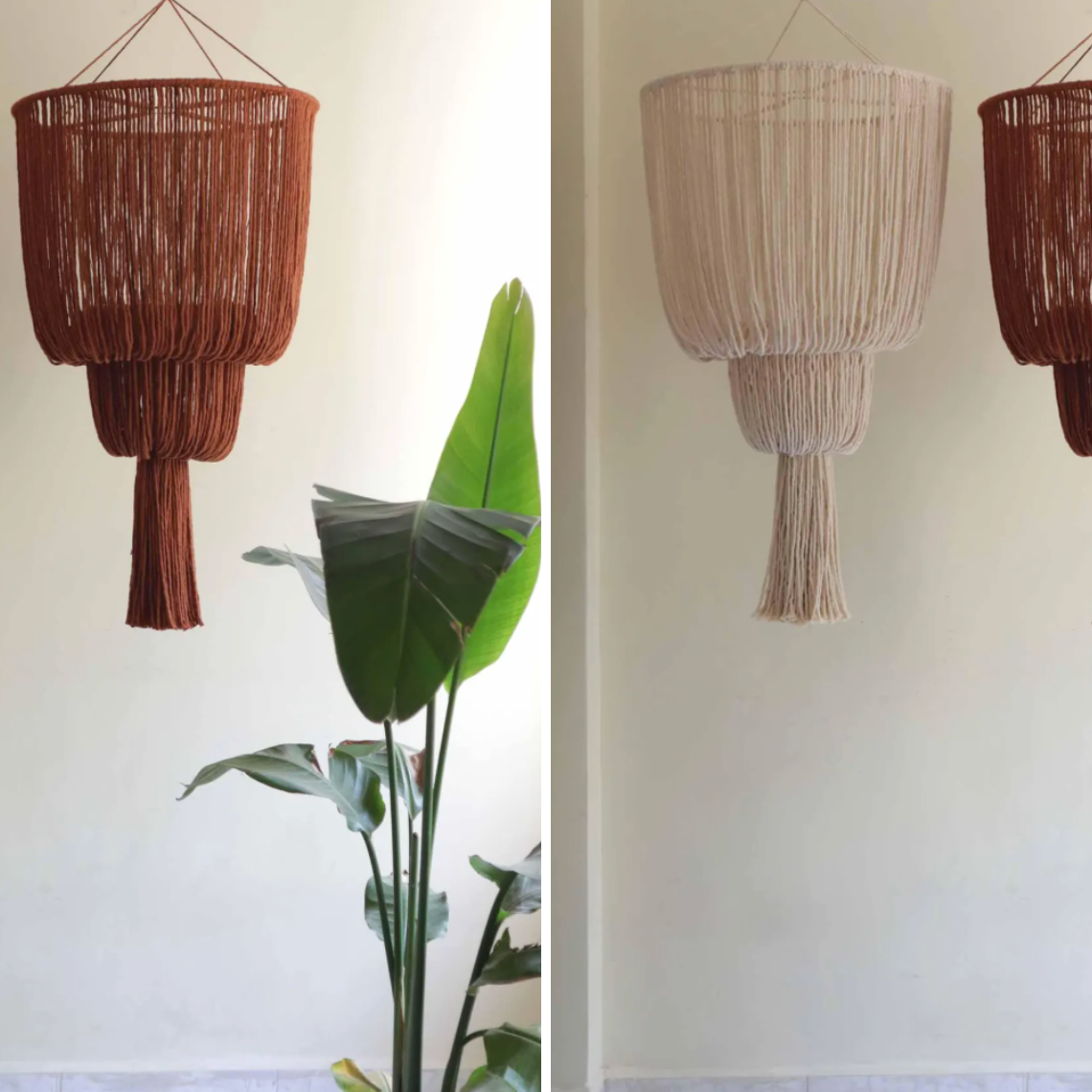 Lámpara colgante Medusa - Sakal Macramé