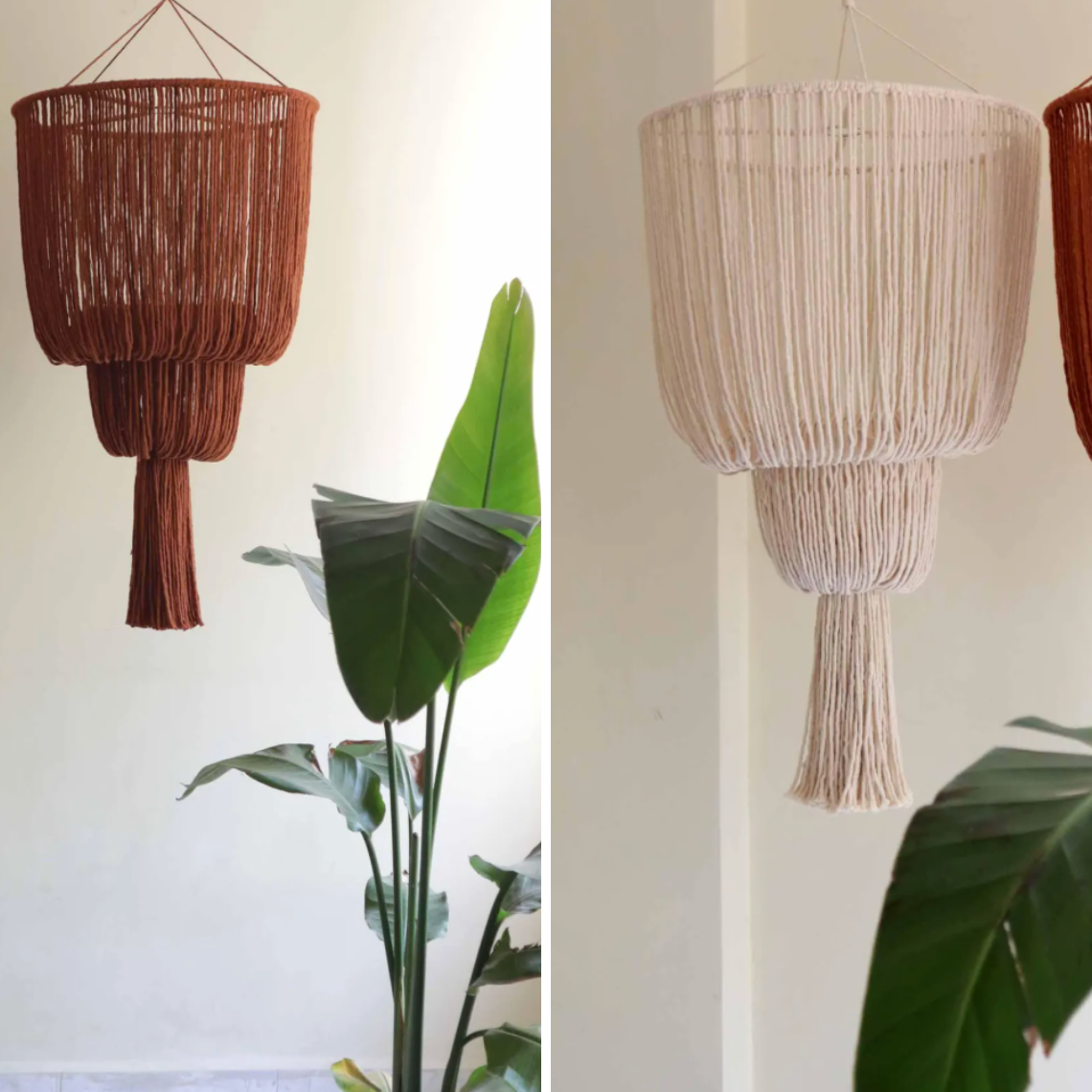 Lámpara colgante Medusa - Sakal Macramé