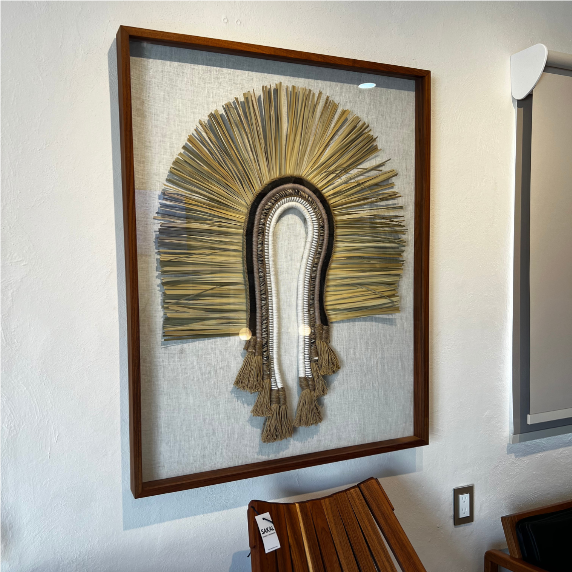 Cuadro Decorativo Palma U - Sakal Macramé