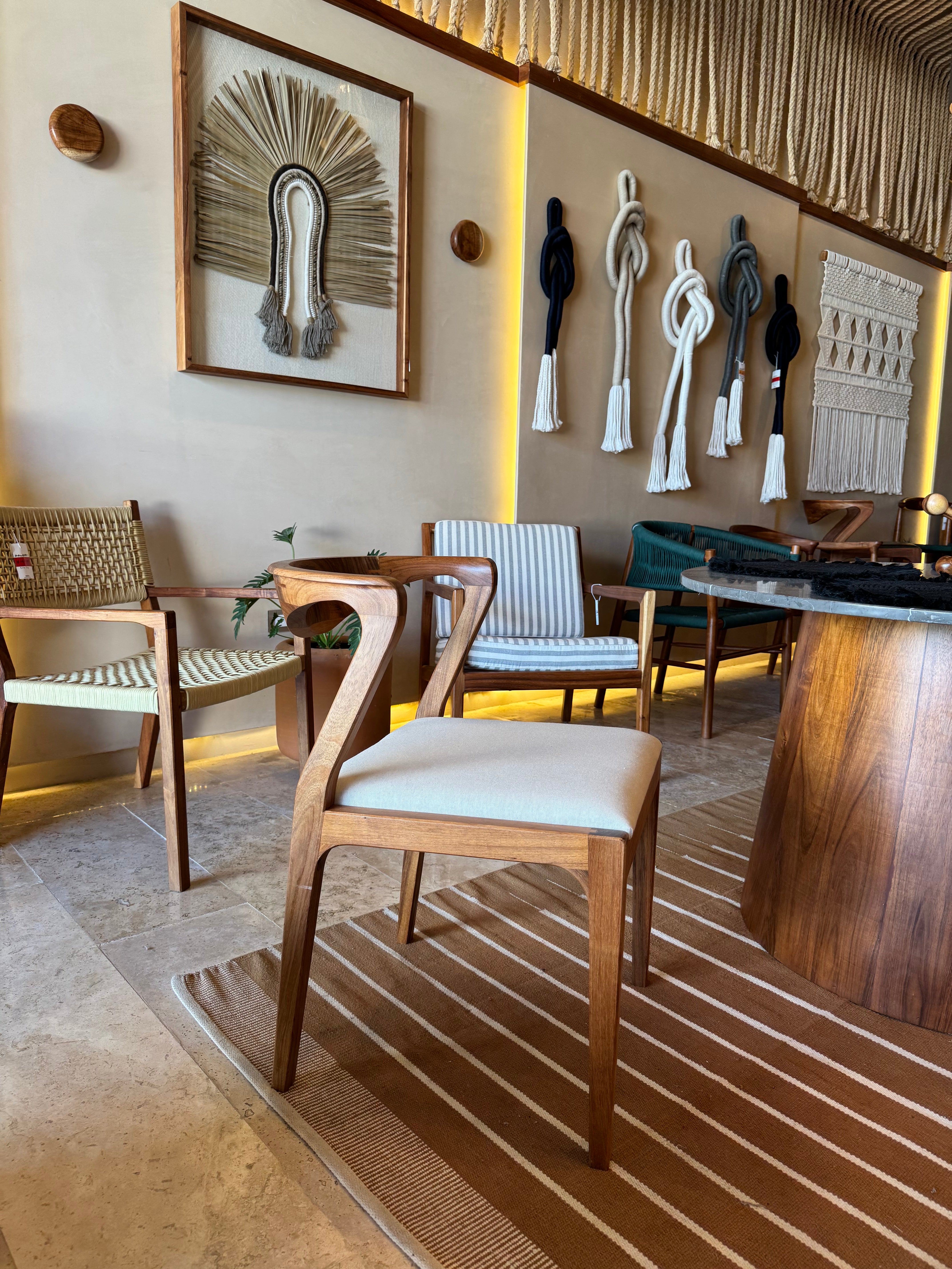 Silla de comedor Bergamo - Sakal Macramé