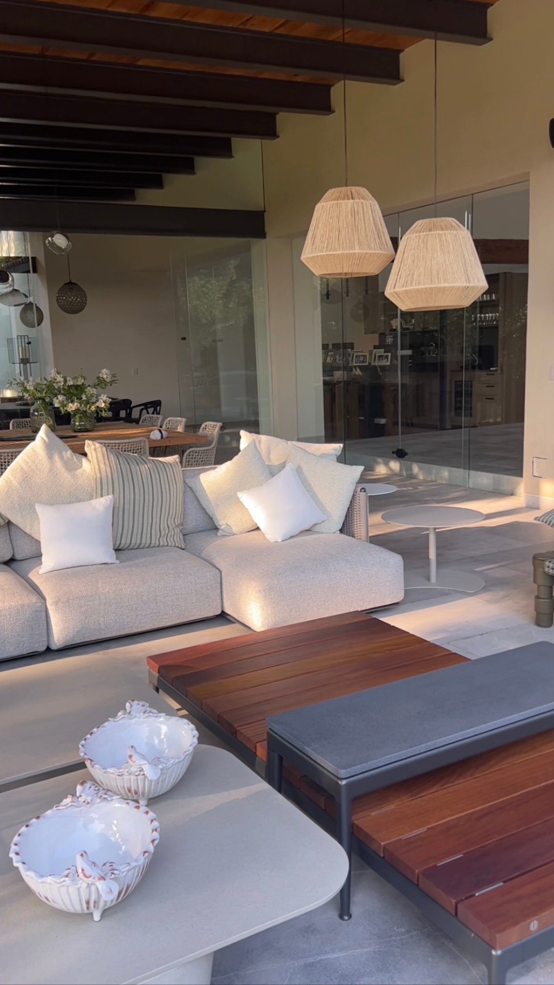 Lámpara colgante yute - Sakal Macramé