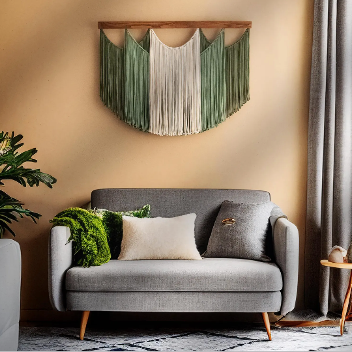 Tapiz de pared Cent - Sakal Macramé