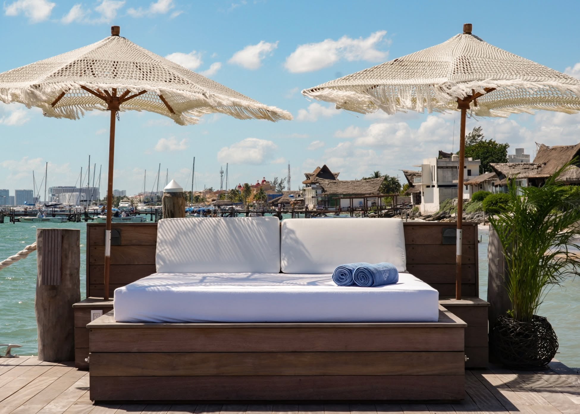 Sombrilla Hotelera Mykonos - Sakal Macramé