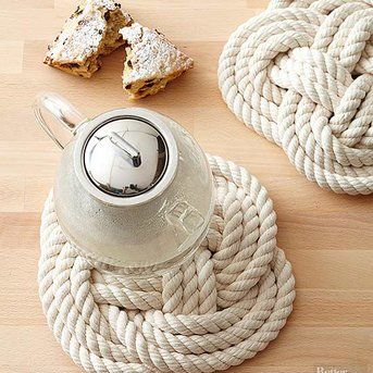 Portavasos nudo marino - Sakal Macramé