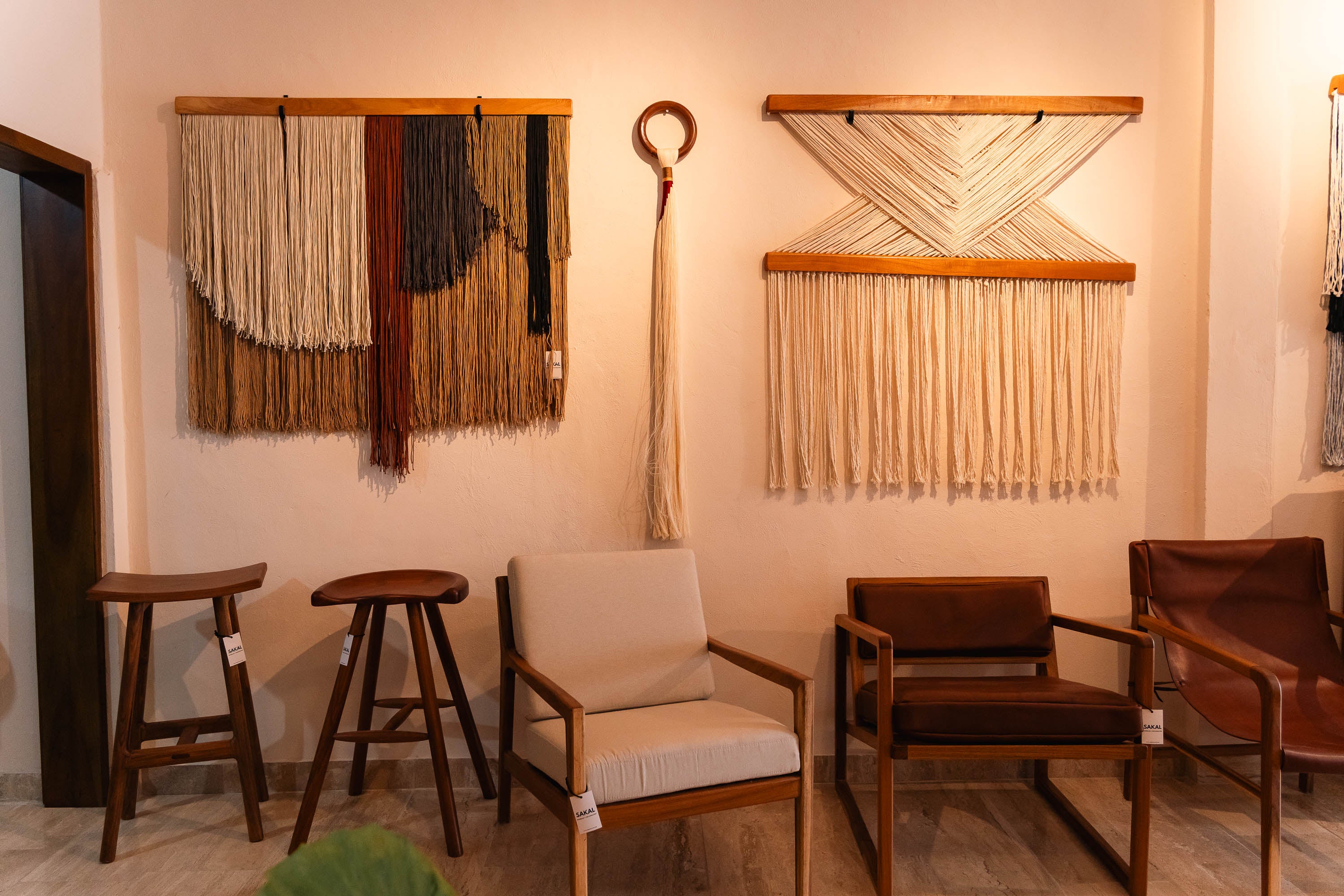 Tapiz de pared Cross - Sakal Macramé