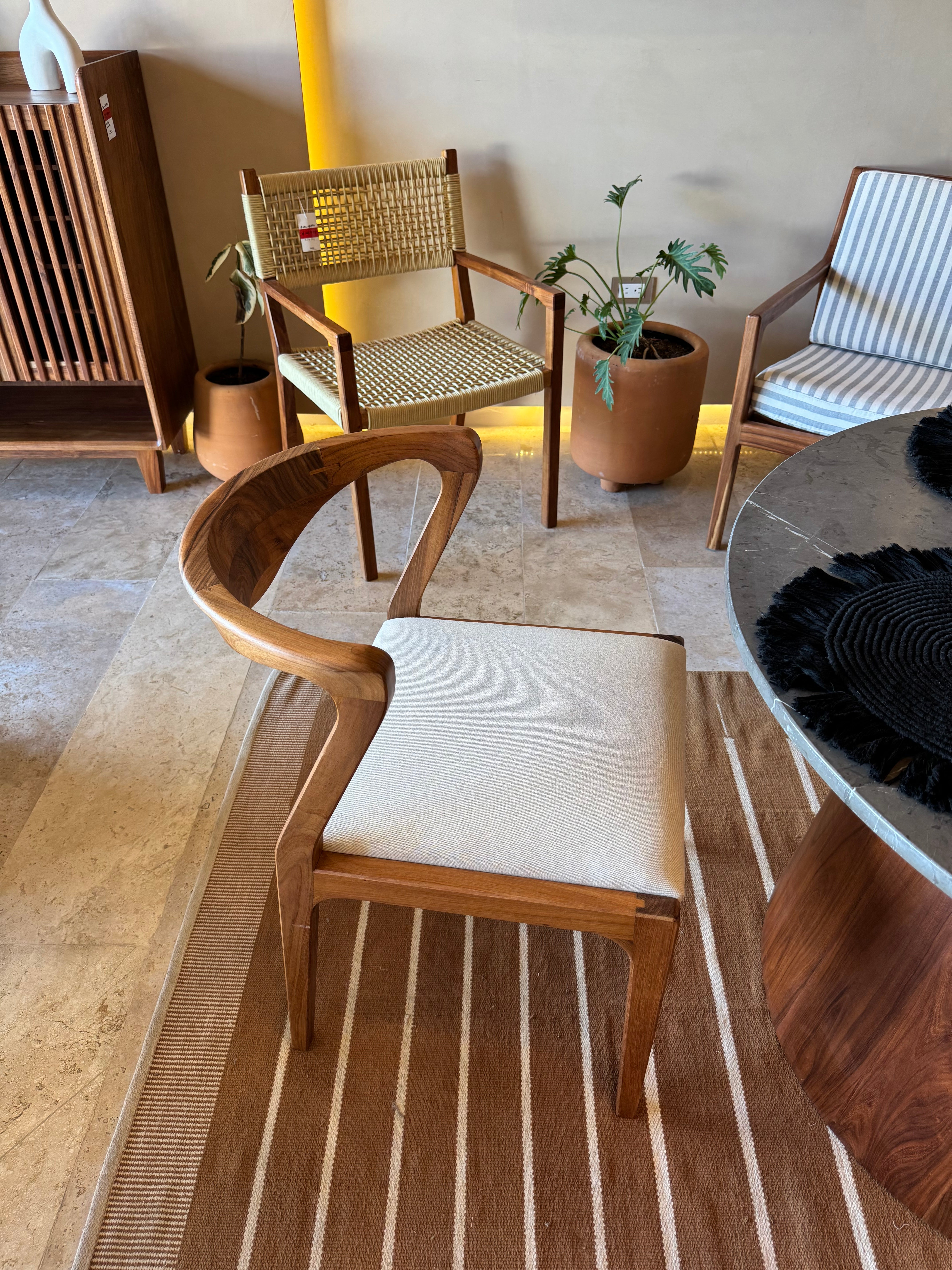 Silla de comedor Bergamo - Sakal Macramé