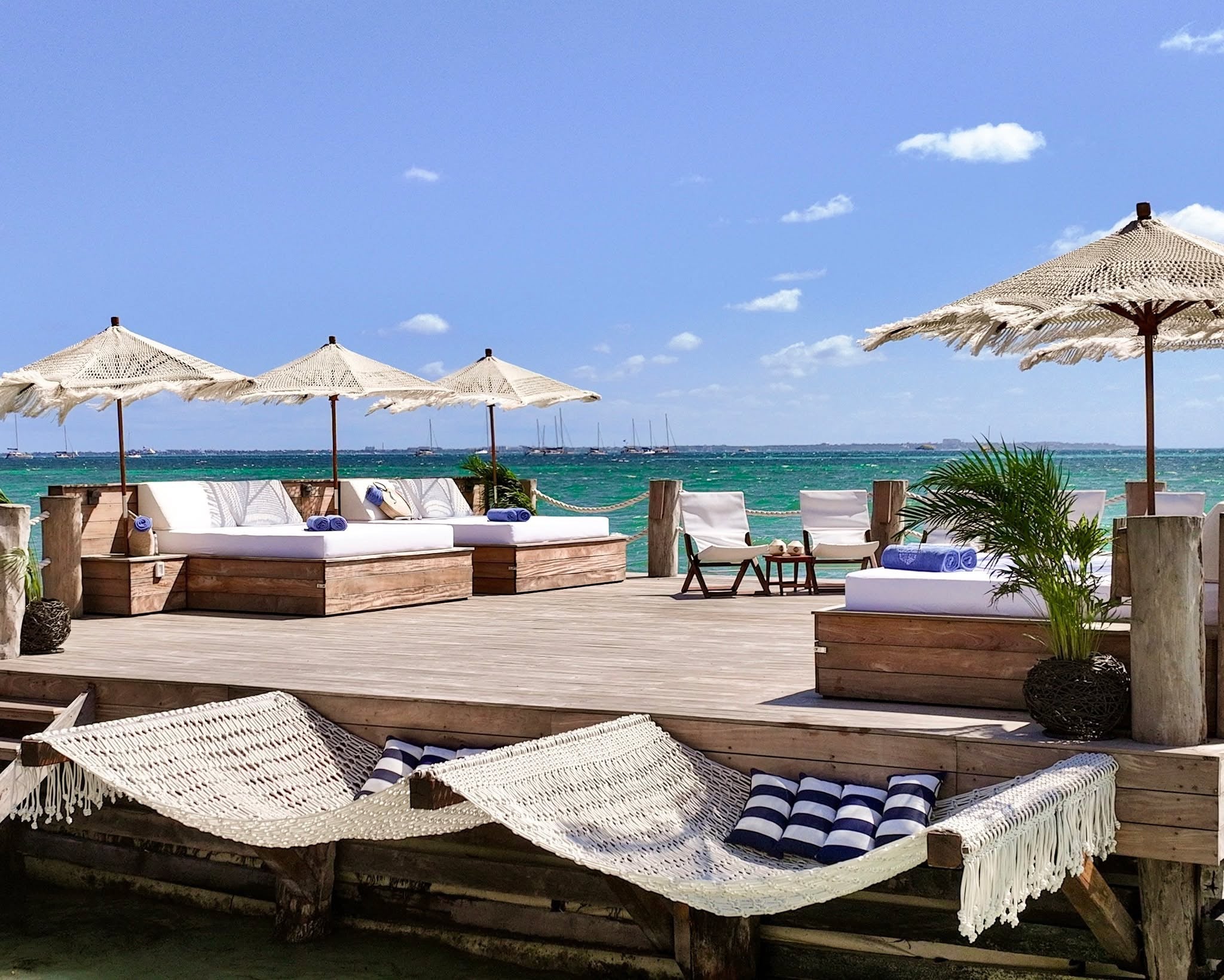 Sombrilla Hotelera Mykonos - Sakal Macramé