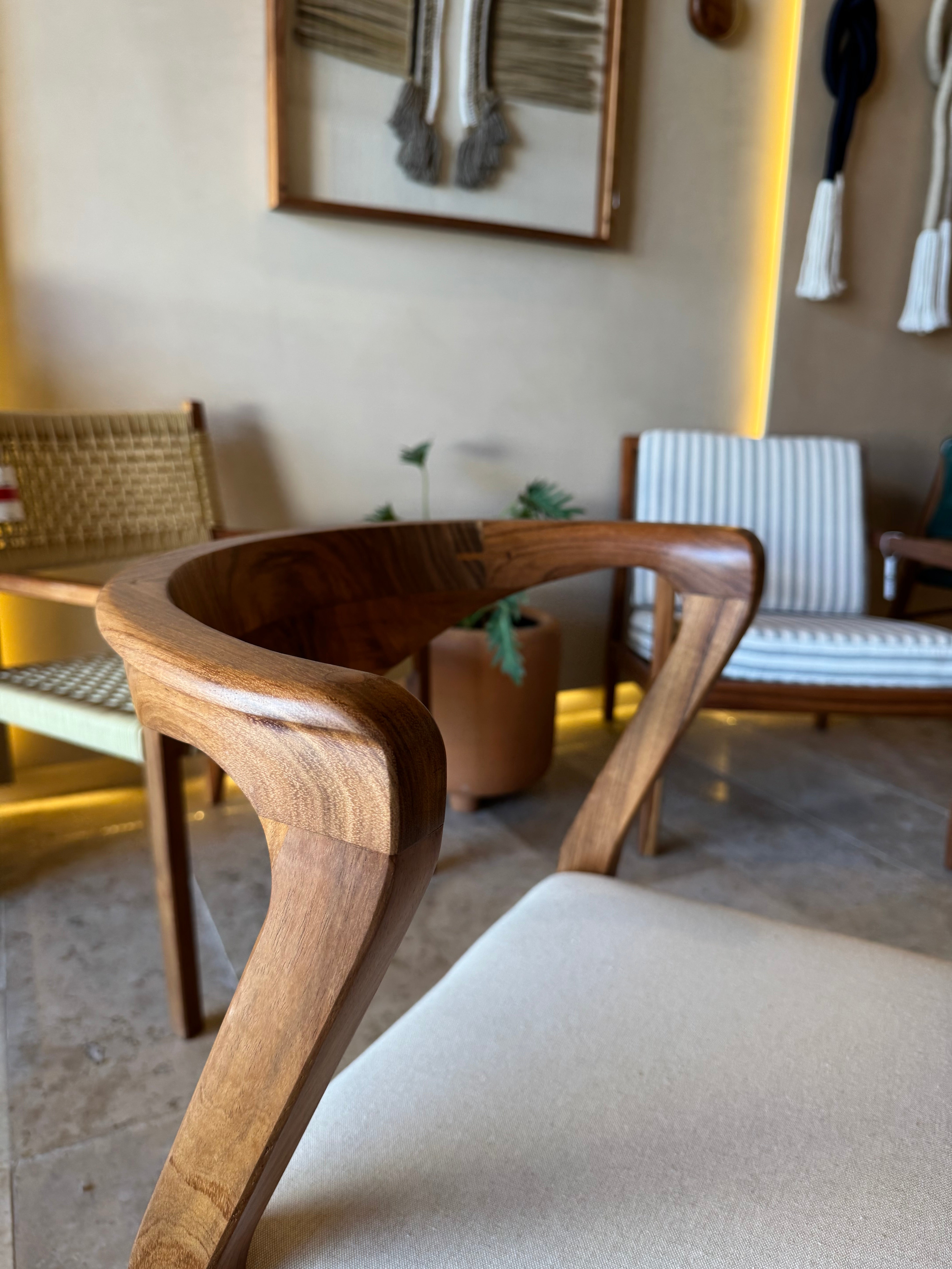 Silla de comedor Bergamo - Sakal Macramé