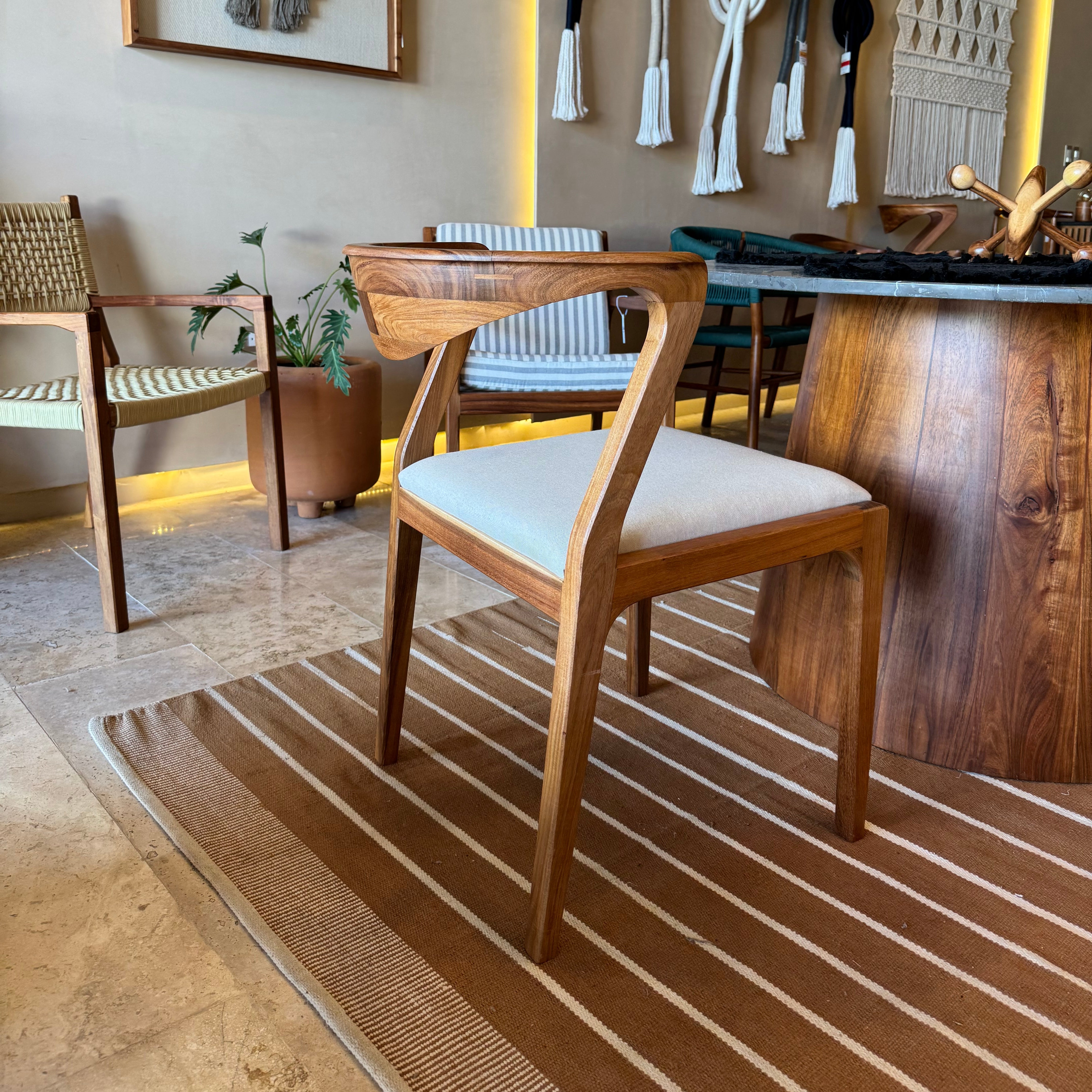 Silla de comedor Bergamo - Sakal Macramé