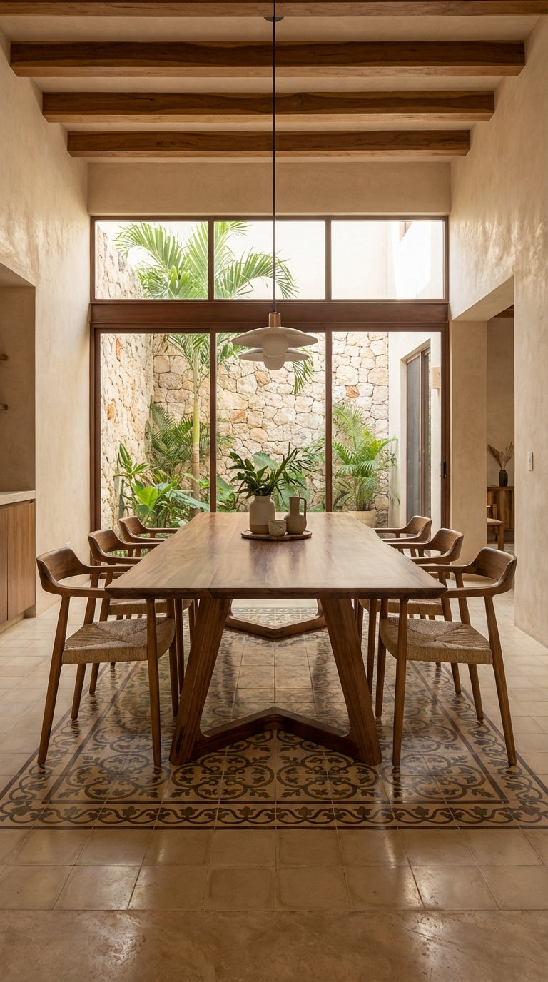 Mesa de Comedor Báltico - Sakal Macramé
