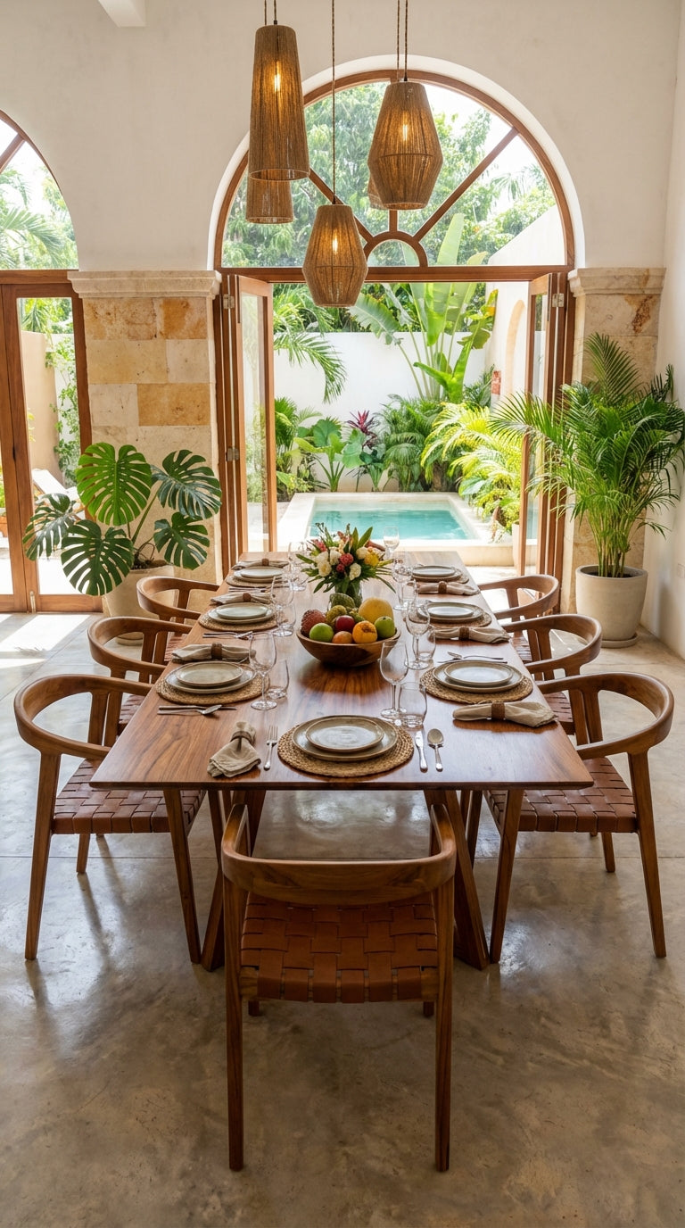 Mesa de Comedor Báltico - Sakal Macramé