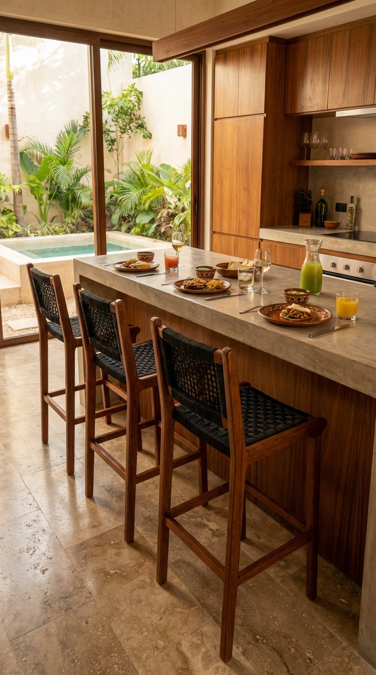 Banco de barra Bern - Sakal Macramé