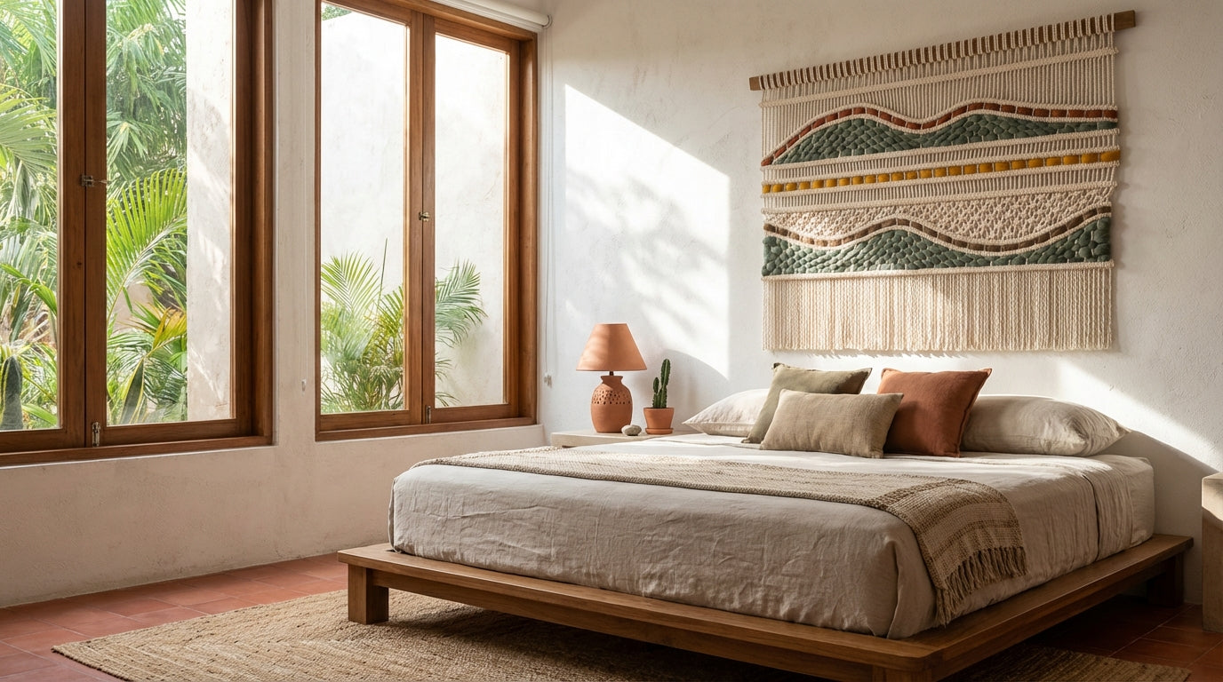 Tapiz Mar Verde - Sakal Macramé