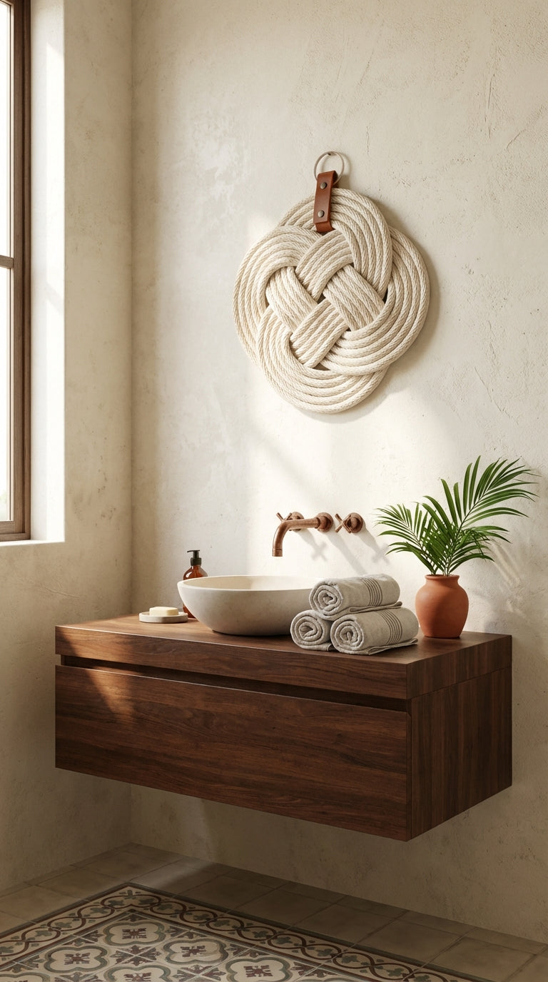 Nudo Marino Tapiz de Pared - Sakal Macramé