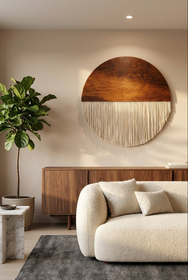 Media luna macramé - Sakal Macramé