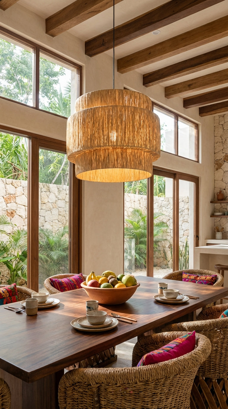 Lámpara colgante Baca - Sakal Macramé