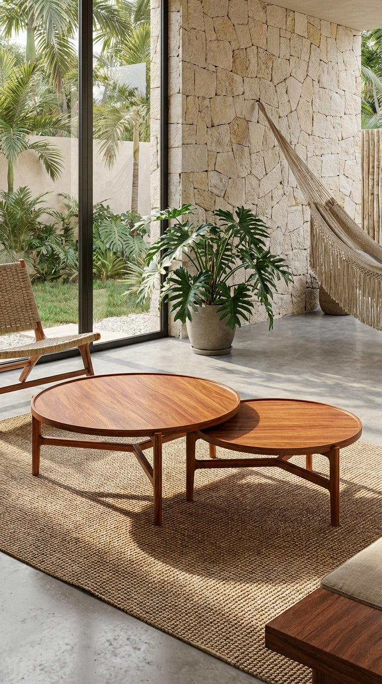 Mesa de Centro Parma - Sakal Macramé