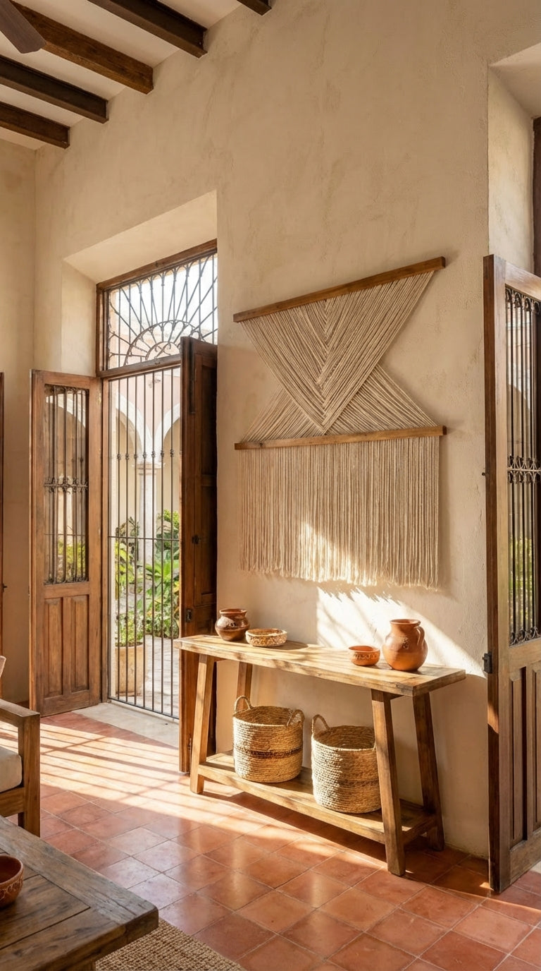 Tapiz de pared Cross - Sakal Macramé