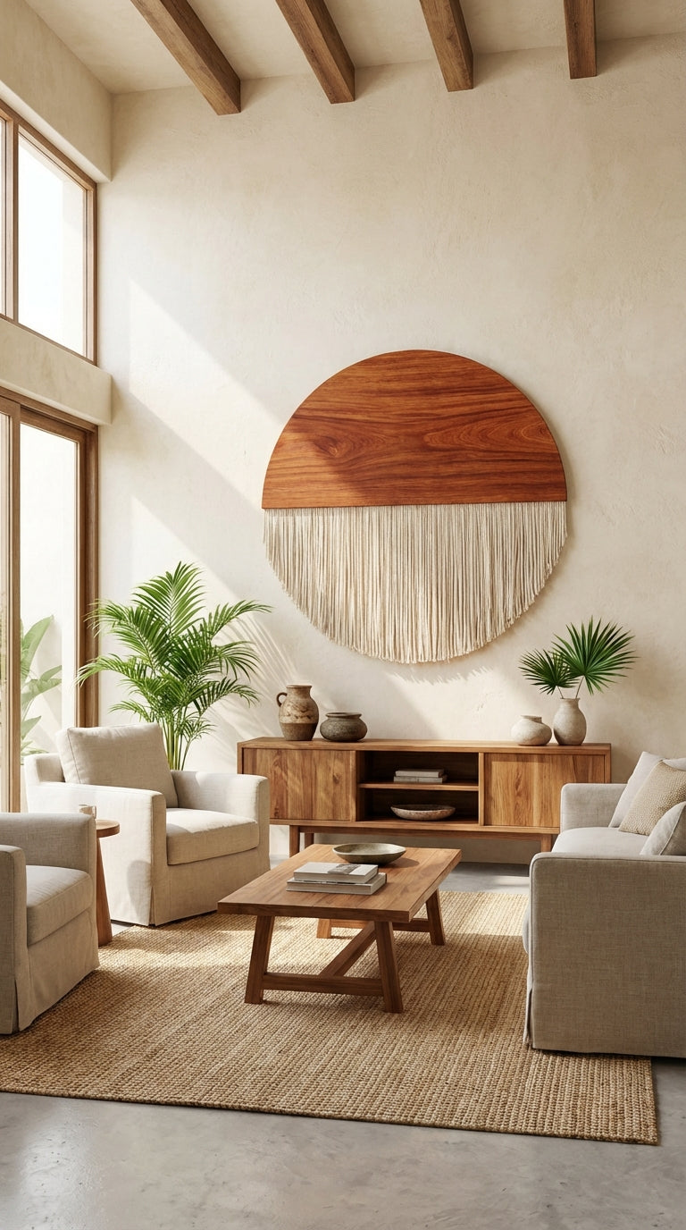 Media luna macramé - Sakal Macramé