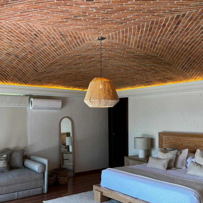 Lámpara colgante yute - Sakal Macramé