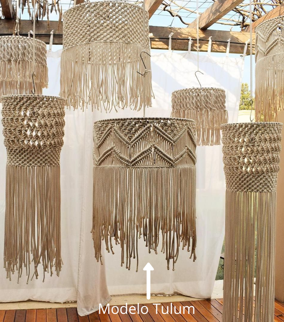 Lámparas Macramé - Sakal Macramé