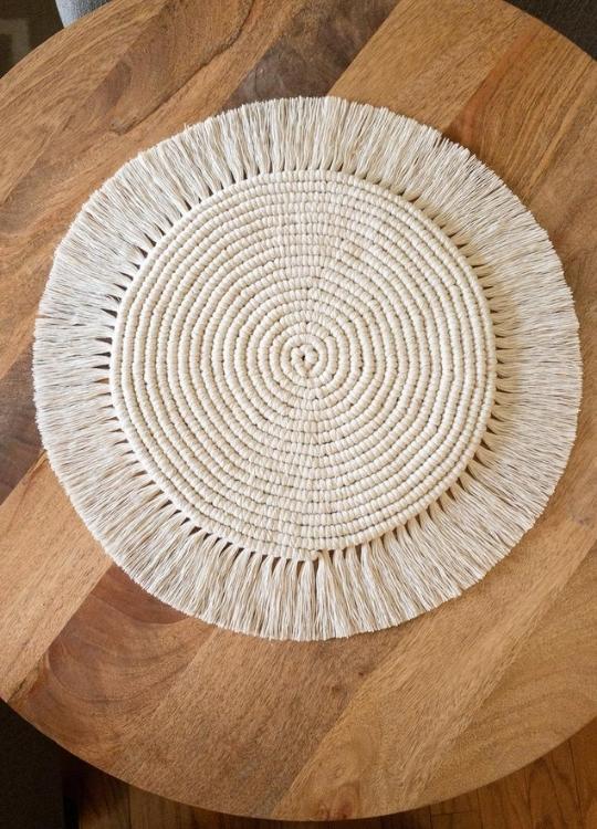 Manteles - Bajo plato (4) - Sakal Macramé