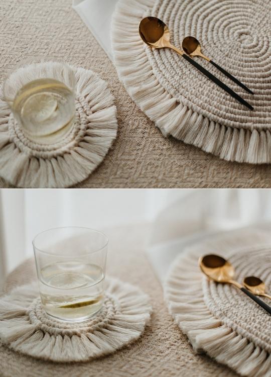 Manteles - Bajo plato (4) - Sakal Macramé