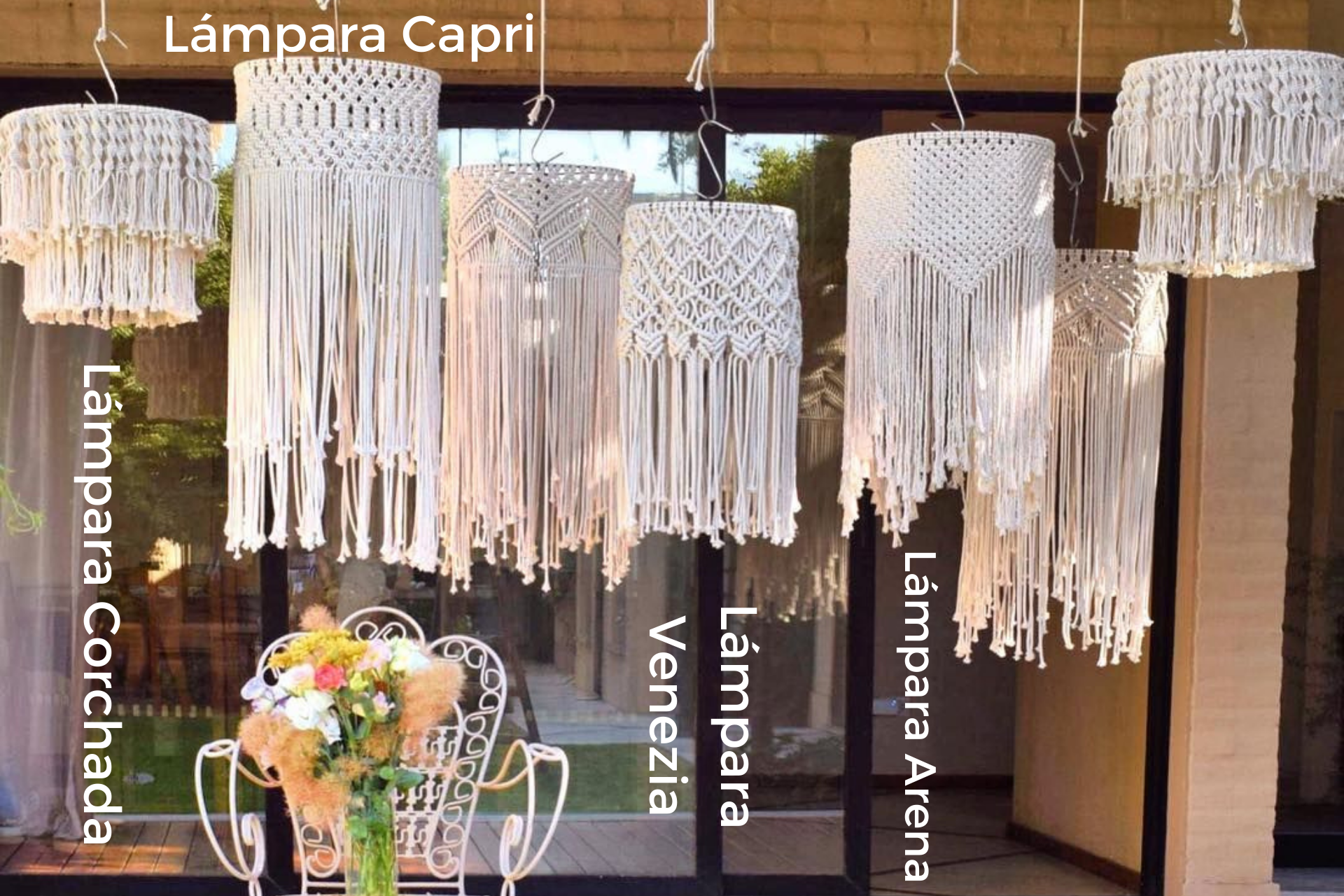 Lámparas Macramé - Sakal Macramé
