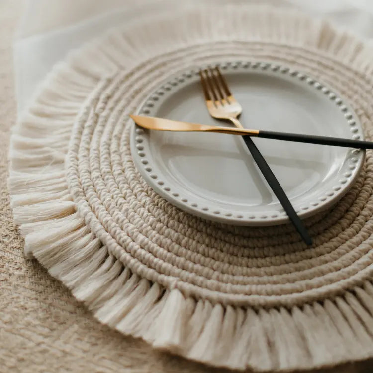 Manteles - Bajo plato (4) - Sakal Macramé