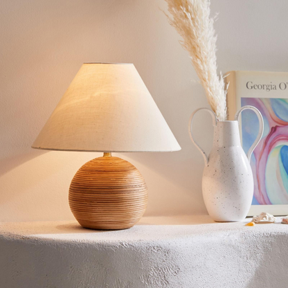 Lámpara de Buró Esfera - Sakal Macramé