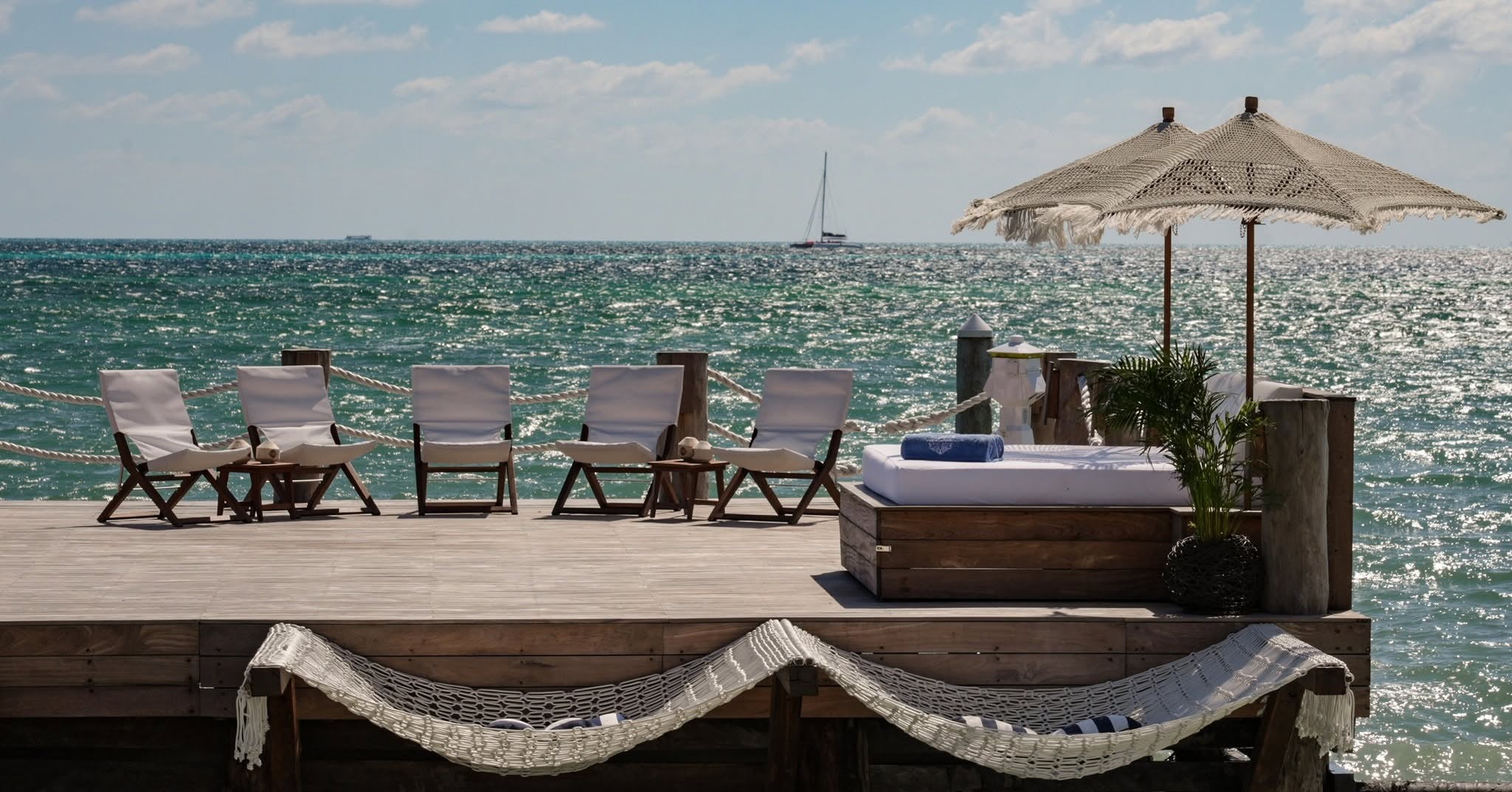 Sombrilla Hotelera Mykonos - Sakal Macramé