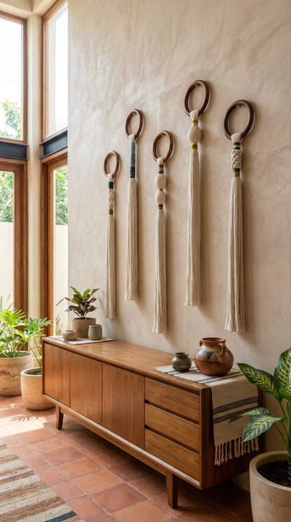 Aros Decorativos de Pared - Sakal Macramé