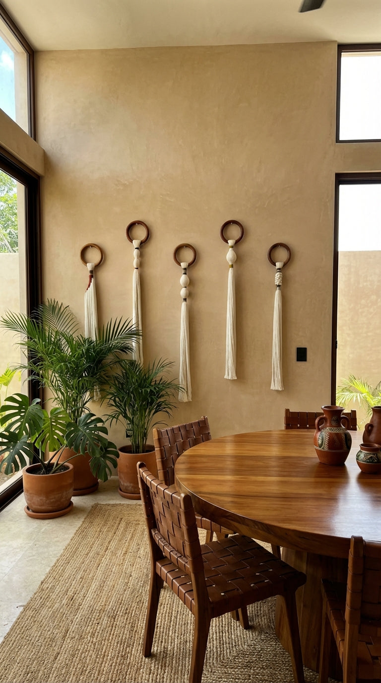 Aros Decorativos de Pared - Sakal Macramé