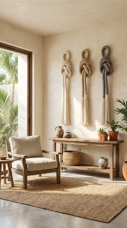 Juego de Nudos Decorativos - Sakal Macramé