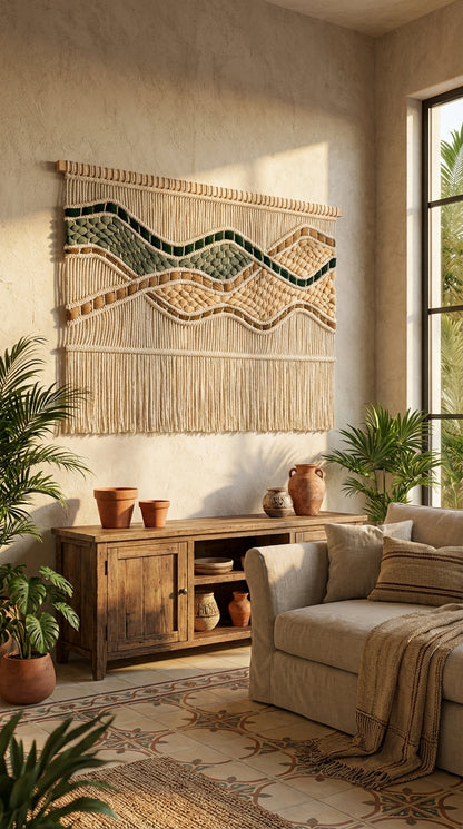 Tapiz de pared Bann - Sakal Macramé