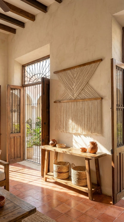 Tapiz de pared Cross - Sakal Macramé