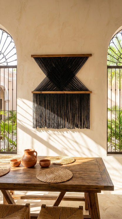 Tapiz de pared Cross - Sakal Macramé