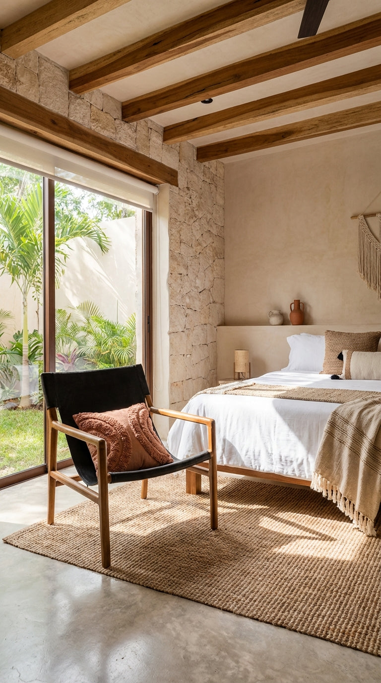 Silleta Piel Lounge - Sakal Macramé