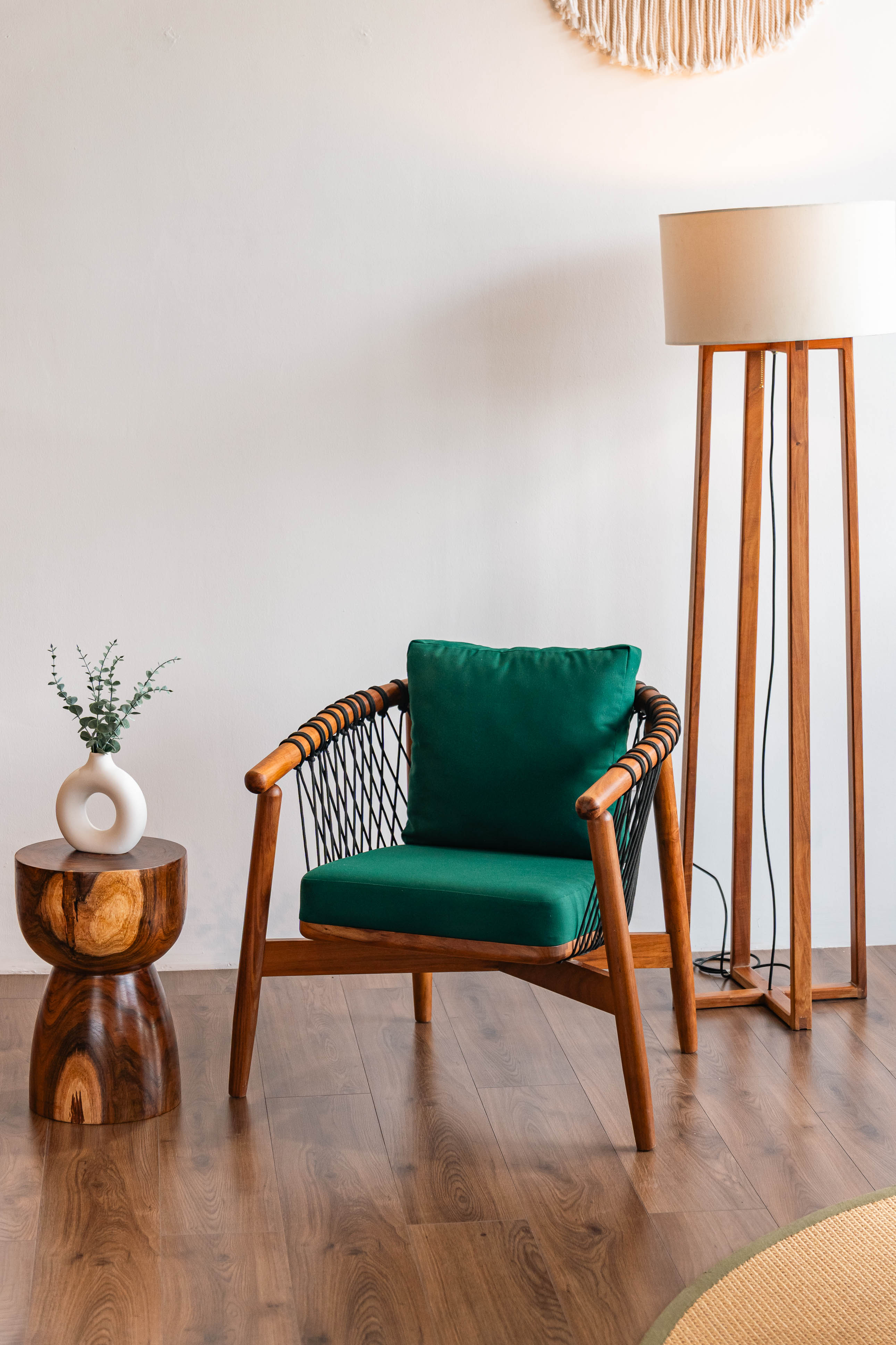 Banco-mesita Cancún - Sakal Macramé